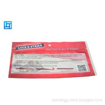 Zipper Flat Fish Commercial Food Packaging Plastic Rectangl